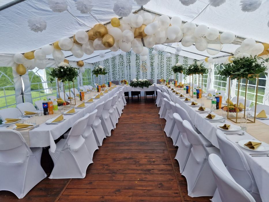 Wynajem namiotów imprezowy. Wesela,komunie,chrzciny, urodziny