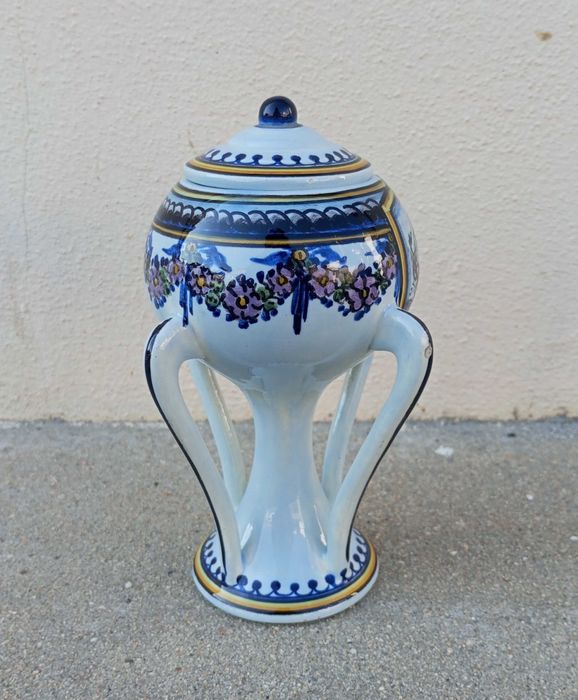 Pote "Caravela Portuguesa" em faiança Outeiro Águeda