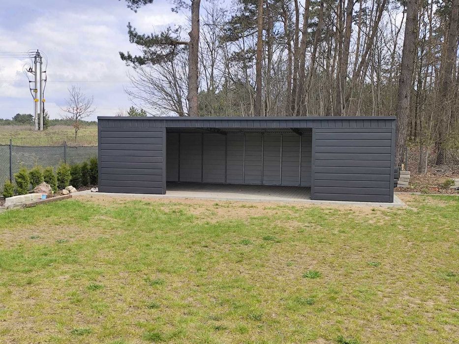 Wiatka ogrodowa |GARAŻ BLASZANY |Domek Ogrodowy| Magazyn | – Maj-Blach