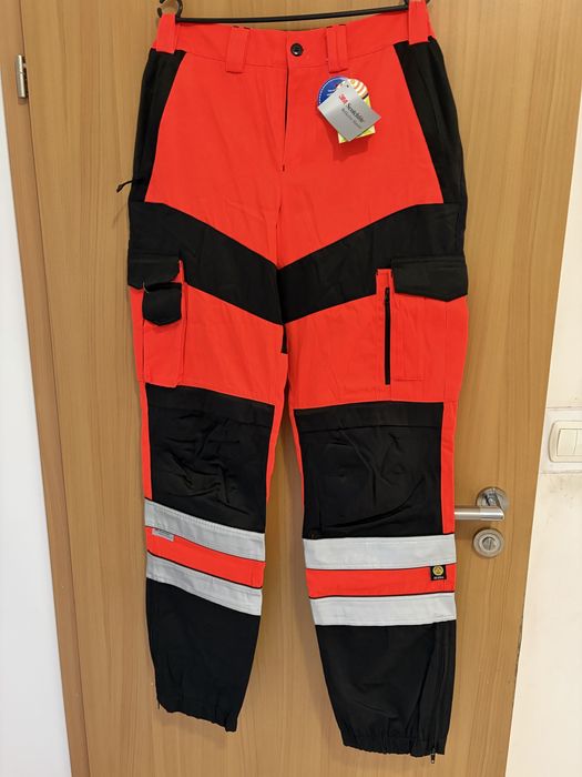 Spodnie fluo dla ratownika nowe