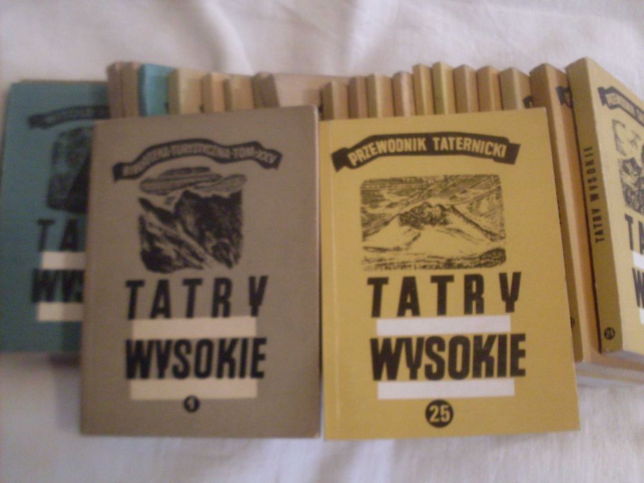 Witold Paryski Przewodnik Taternicki Tatry Wysokie 1-25 komplet