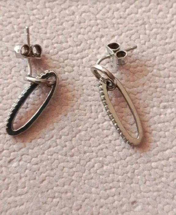 Srebrne kolczyki łezki Yes Próba 925