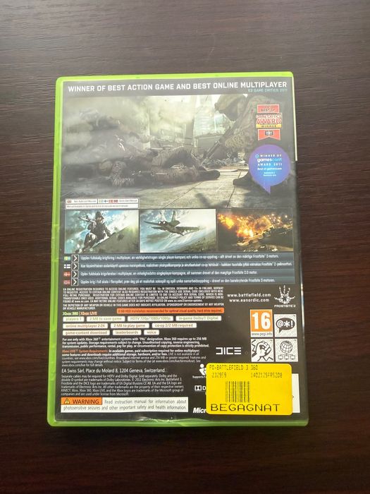 battlefield 3 x360