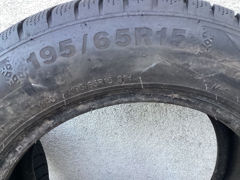 TRIANGLE 195/65r15  2szt opony zima zimowe 6.8mm 2023r