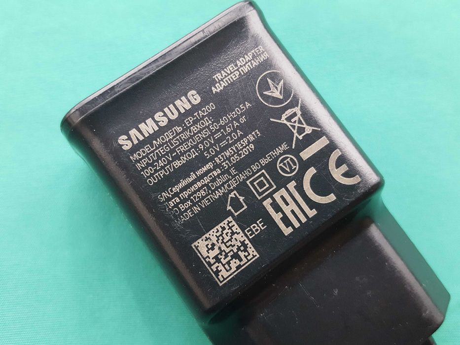 Зарядное устройство EP-TA200 Samsung original (быстрая зарядка)