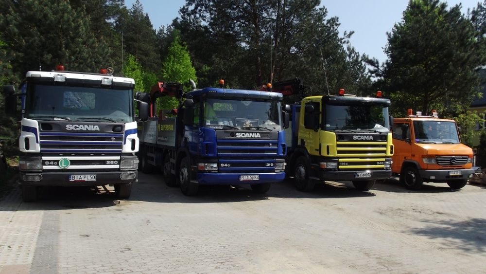 Usługi transportowe HDS. Usługi dźwigowe z HDS.  Firma HDSbialystok.pl