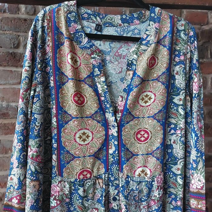 Sukienka w stylu boho plus size