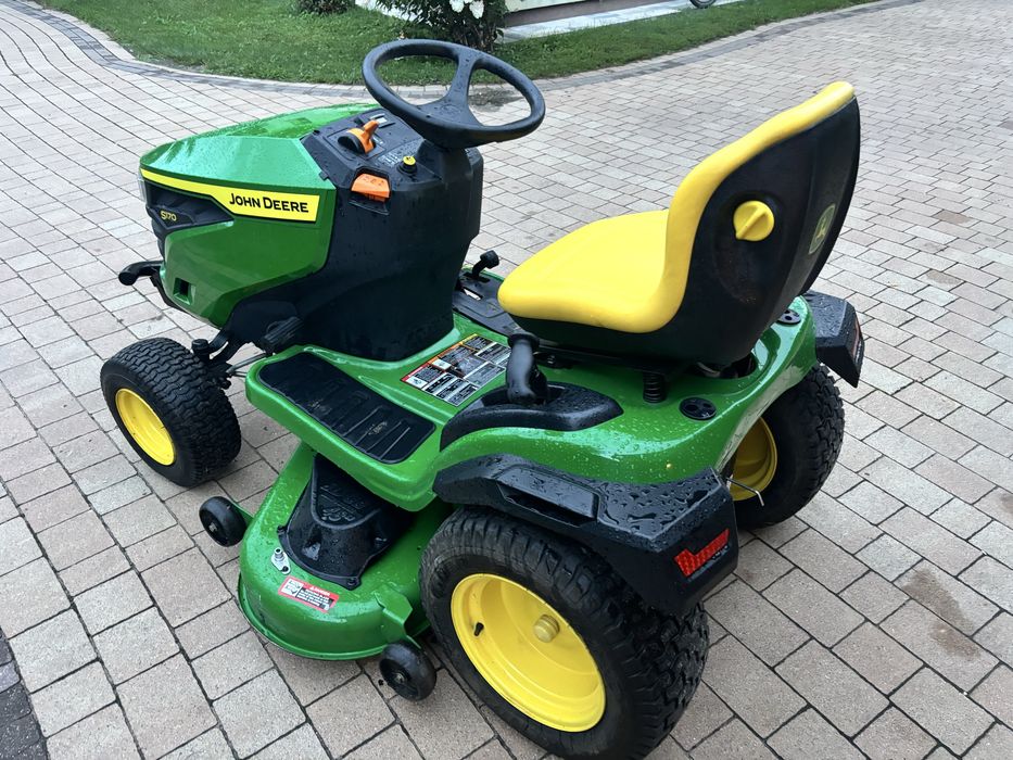 JOHN DEERE S170 24 KM traktorek kosiarka USA duże koła