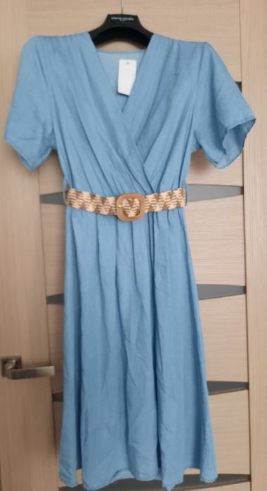 Sukienka jasny jeans w r.  S, M I L uniwersalny