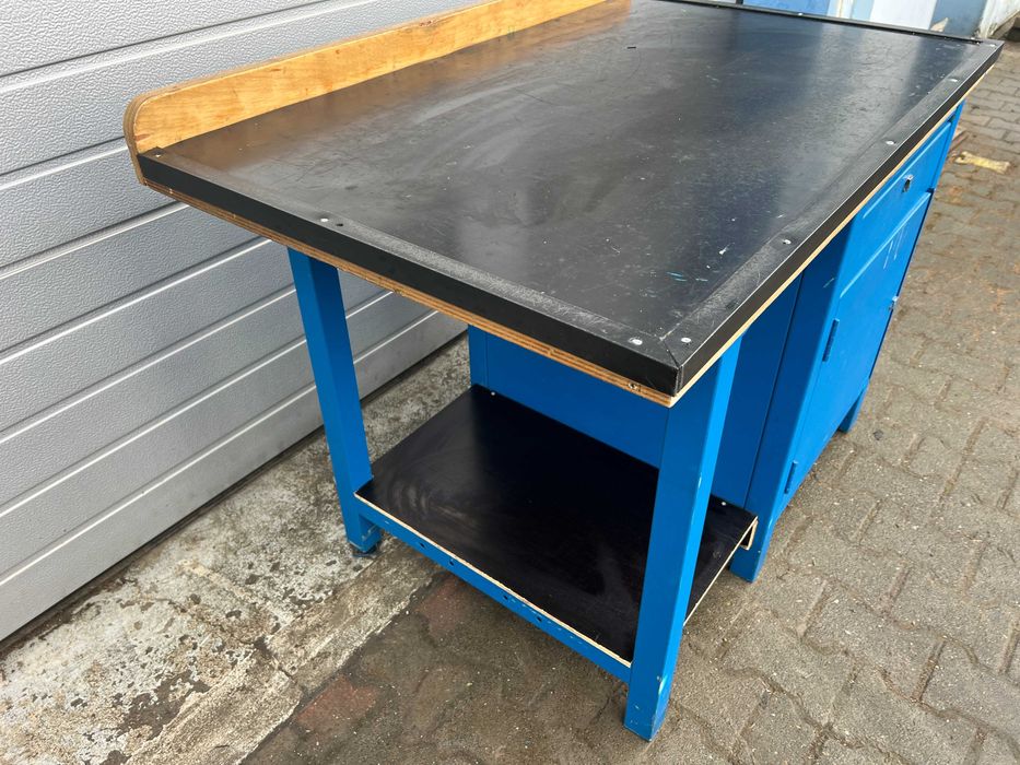 Stół warsztatowy roboczy techniczny blat 4cm holenderski 120x77x86