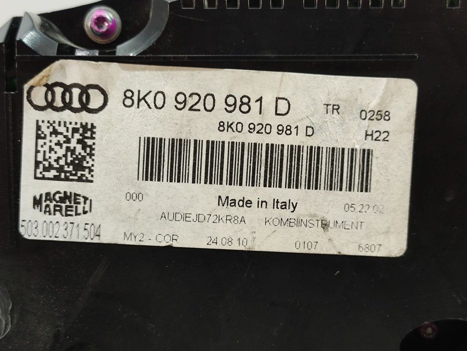 Quadrante Original Audi A4 B8 8K