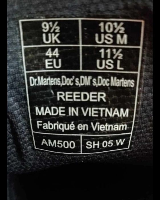 Półbuty dr Martens Reeder