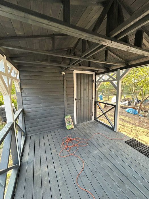 domek letniskowy,stodoła,onyks,drewniany,z tarasem,do 35m2, ogrodowy