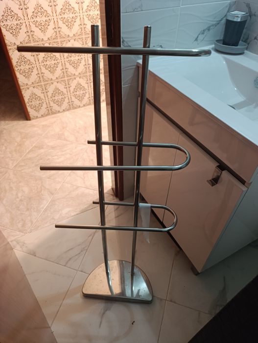 Toalheiro 3 toalhas inox
