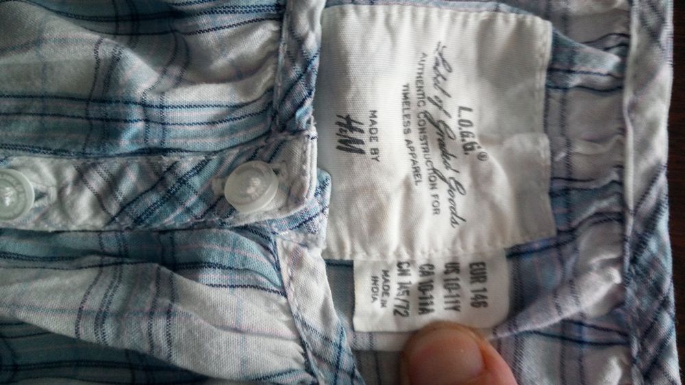 90. Bawełniana bluzeczka dla dziewczynki rozmiar 146