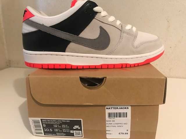 Dunk SB low Infrared 42,5 EU US9