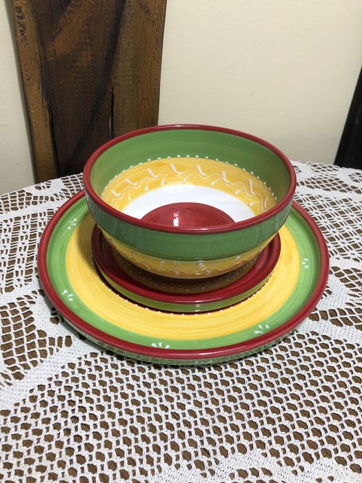 Piękny komplet Intermezzo by bowlsdishes Września • OLX.pl
