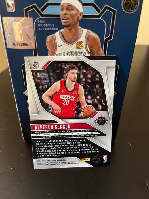Alperen Şengün #201 – Panini Prizm 2024-25 – Houston Rockets