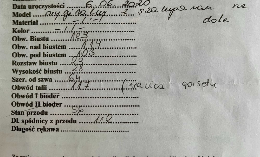 Suknia ślubna szyta na miarę