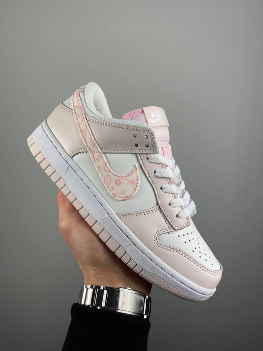 Кросівки Кроссовки Nike Dunk Low Essential Paisley Pack Pink Розовый Кросовки повсякденні