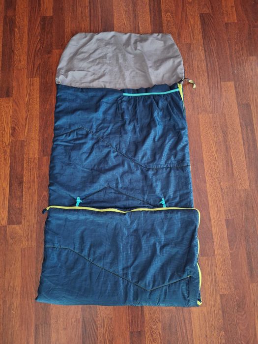 Śpiwór dla dzieci, 3 długości, Decathlon, Quechua MH100 Junior 10st.C
