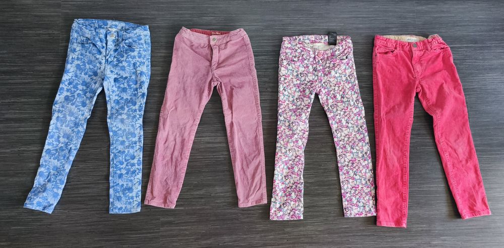 Zestaw 4 Par Spodni Dziewczynka Zara HM 116 CM