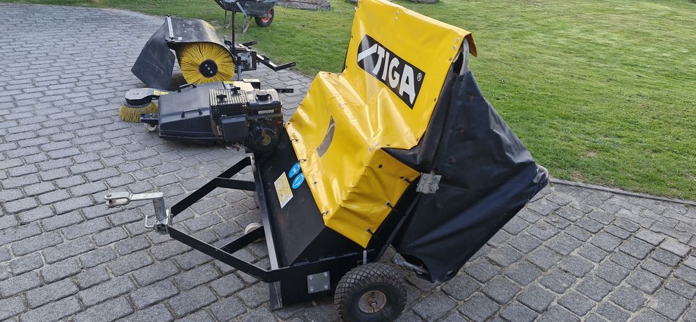 Zamiatarka zbieraczka spalinowa  stiga park uniwersalna własny silnik
