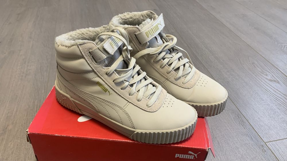 Жіночі теплі кросівки Puma Mid WTR fur