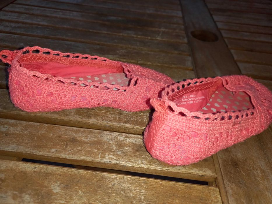 Baleriny ażurowe H&M rozm 25