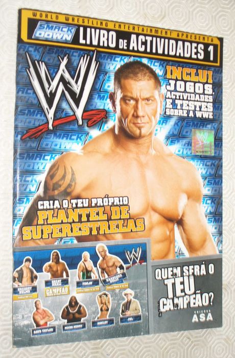 Smack Down Livro de Actividades 1 jogos, actividades, testes sobre WWE