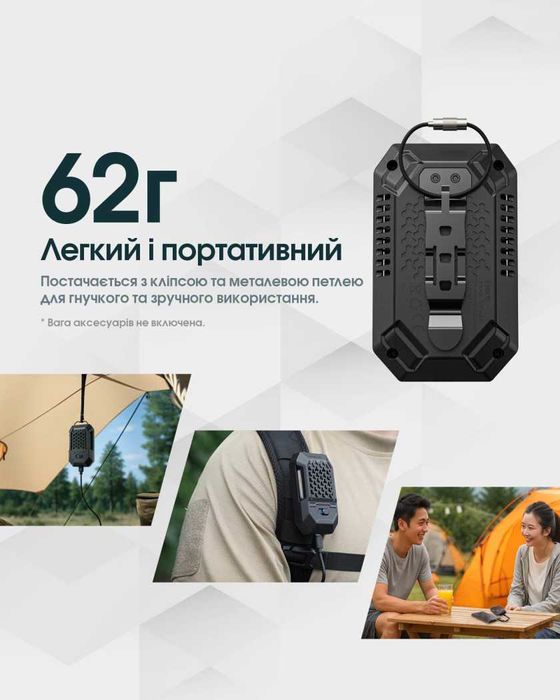 Nitecore EMR15 Фумігатор Портативний, Type-C | ОФ. ГАРАНТІЯ 1 РІК!