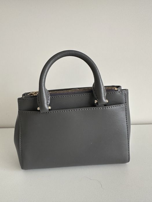 Szara torebka mini do ręki na ramię DKNY