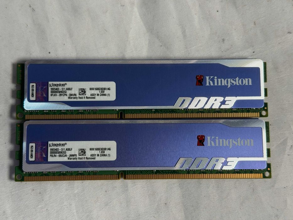 Pamięć RAM DDR3 Kingston HyperX blu 2x4GB 8GB 1333MHz
