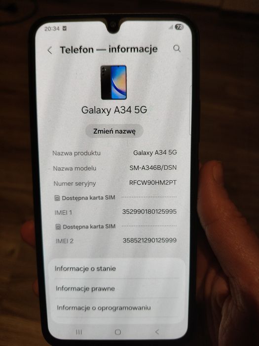 Samsung Galaxy  a34