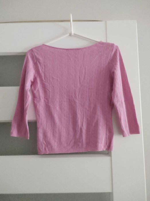 Kardigan sweter damski różowy M