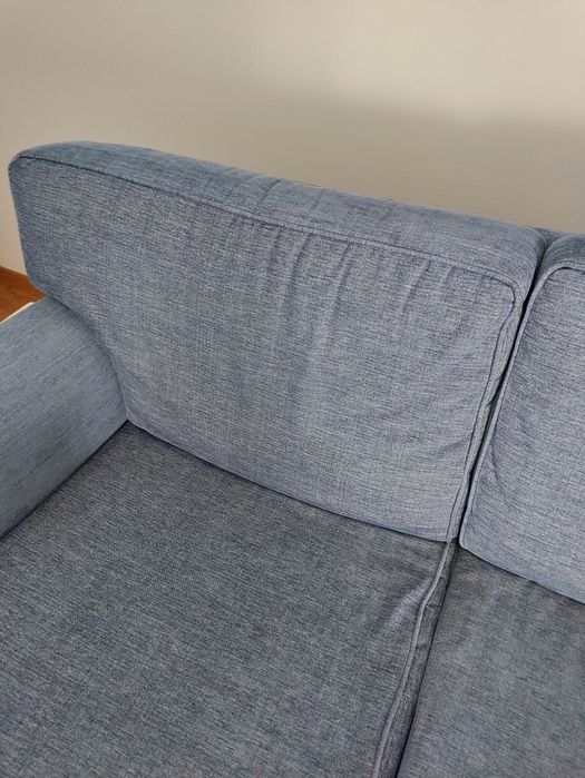 Sofá 2 lugares azul