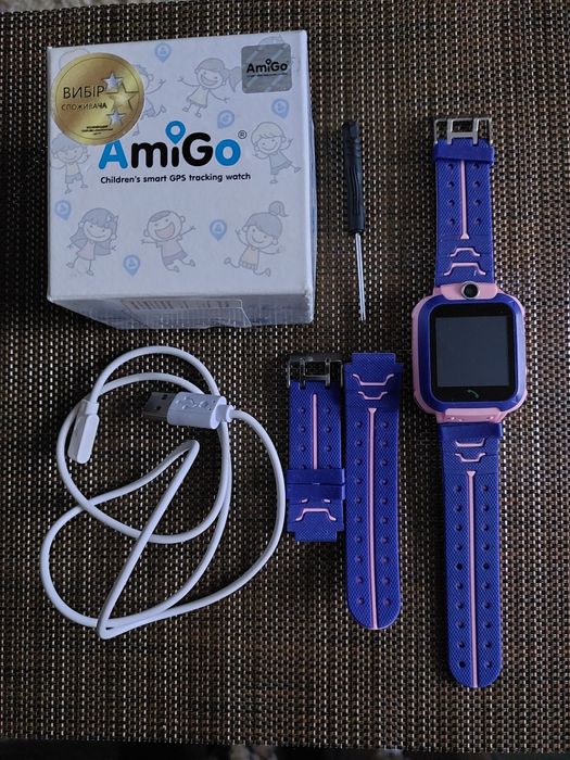 Дитячий водонепроникний смарт-годинникAmiGo