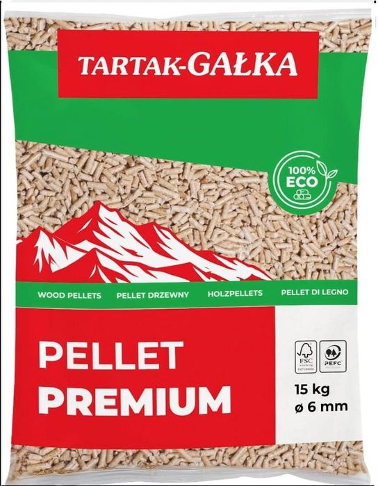Pellet drzewny 6mm Tartak Gałka Polski pellet A1 - PEFC - Kamienna Góra - Dostawa !