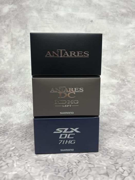 Shimano 25 Antares 101 HG Left, 23 Antares DS MD HG, 23 SLX DS 71 HG