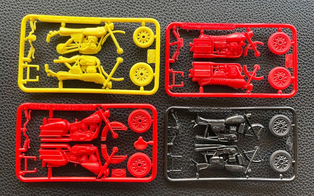 Antiga Coleção Completa ~ ”MOTO-KITS - DISVENDA” ~ 12 Mini Kits ~ 80´s