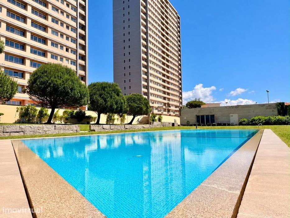 T3, vistas de mar deslumbrantes, condomínio fechado - Leça da Palmeira