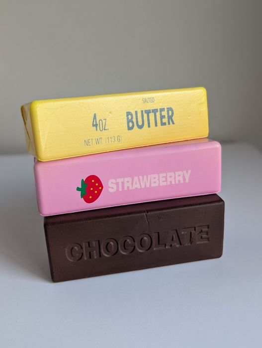 Сквіш Масло Butter Squishy  антистрес  13 см Шоколад Сквіш сир