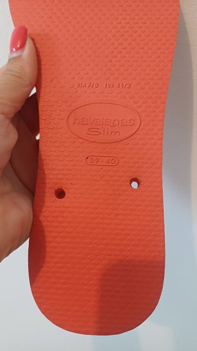 Solas havaianas slim (novas) -39/40