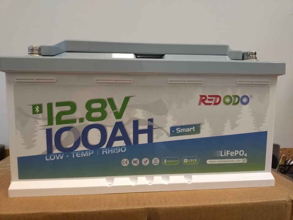 Акумулятор LiFePO4 100 Ah 12.8V REDODO RH190 BMS Bluetooth 5.0