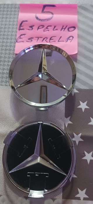 Centros de Jantes Mercedes 75 mm