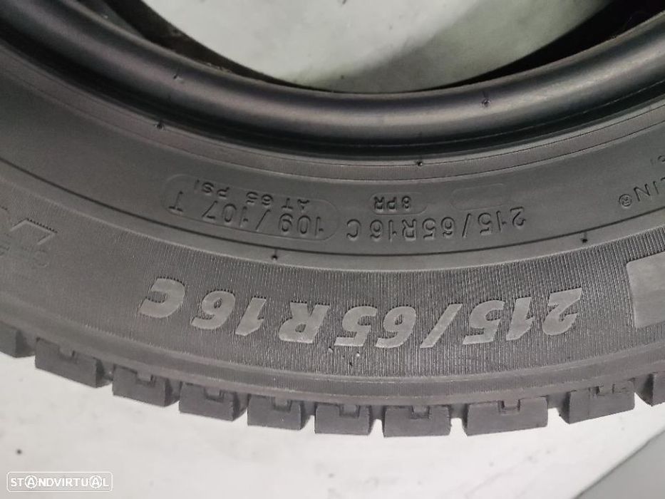 2 pneus semi novos 215-65r16c michelin agilis - oferta dos portes
