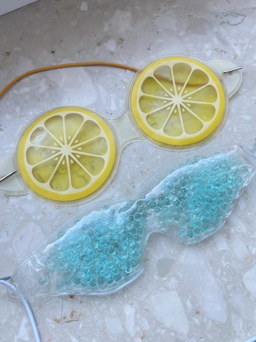 Żelowa maska na oczy wielokrotnego użytku