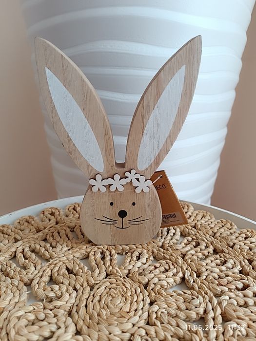 Drewniana ozdoba świąteczna zając