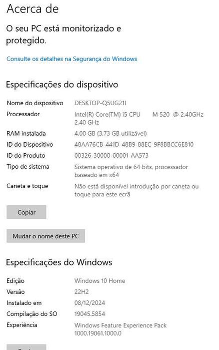 Toshiba Tecra M11-14K i5 M250 2.40GHz 120GB SSD POR MENOS DE   100 €