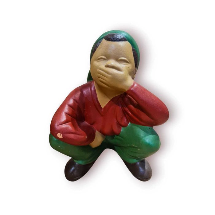 Conjunto 3 Estatuetas Decorativas – “3 Macacos Sábios” Versão Infantil